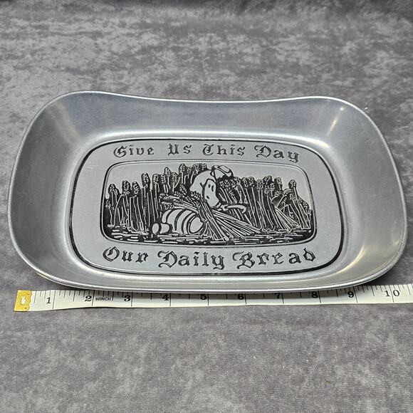 Wilton Armetale Our Daily Bread Cook Chill Grill & Serve Ware Dish Tray Plate - Picture 6 of 9